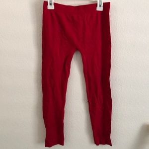 Red Leggings